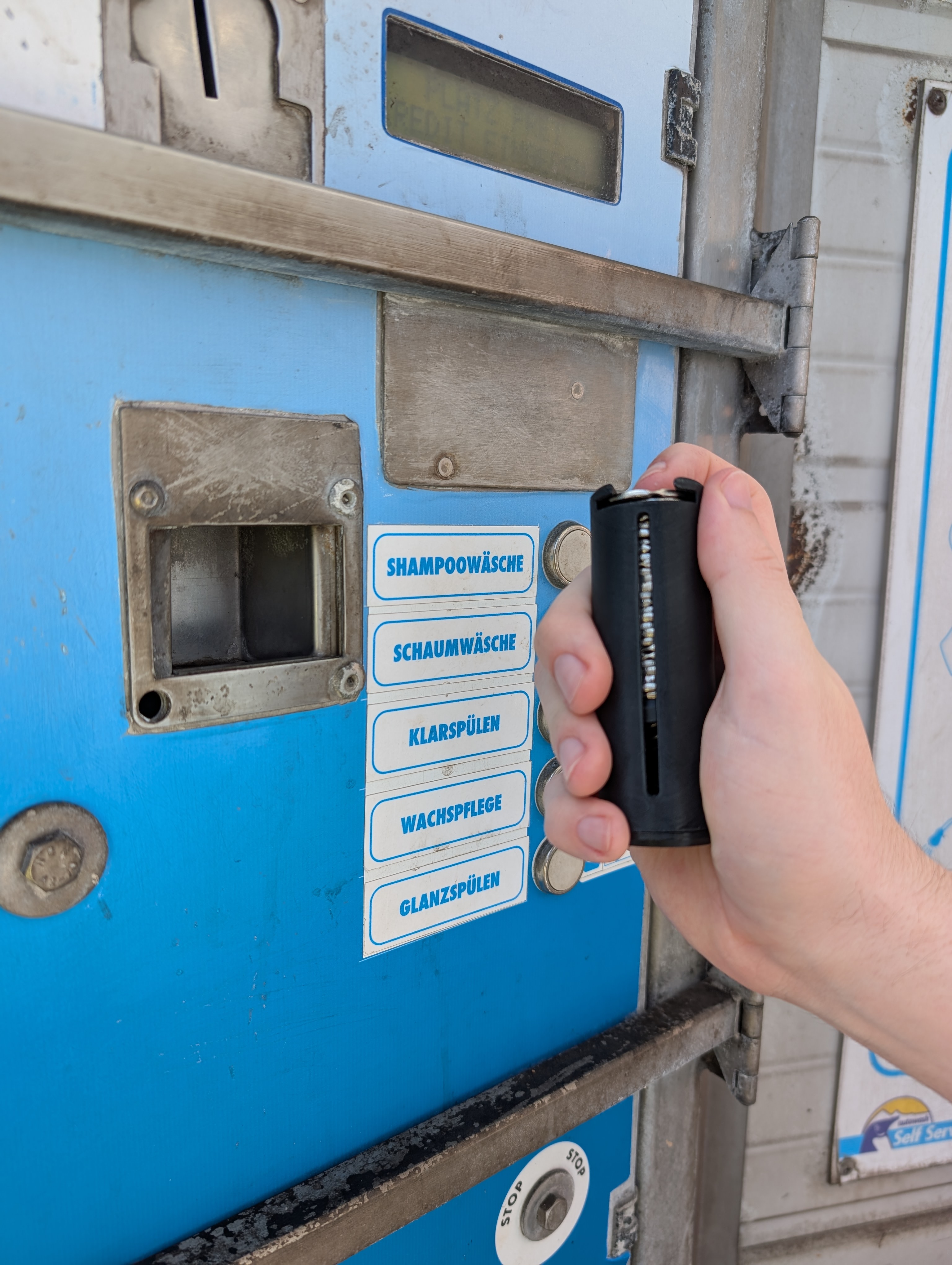 Auto Wasch- Münzen / Coins / Token Halter - Ordnung im Fahrzeug